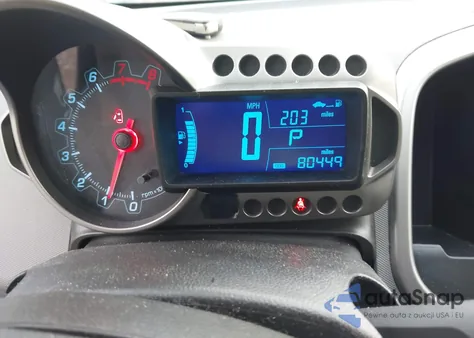 2012 Chevrolet Sonic 2Lt z USA, uszkodzony, nr VIN 1G1JC5SH2C4120593